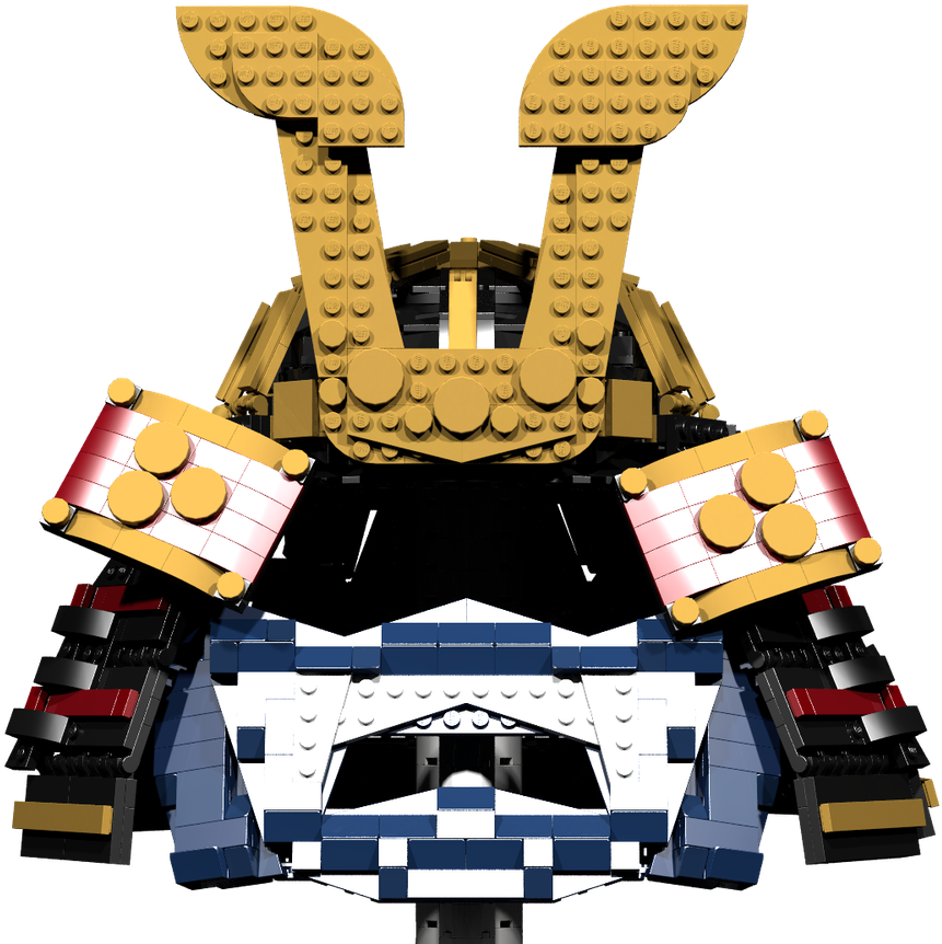 Kabuto Style - Samurai Helmet - Lego Kabuto (1600x900), Png Download