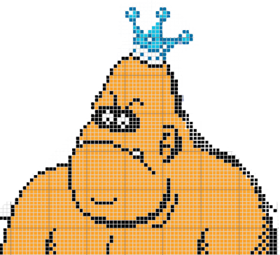 King Hippo Psd - Mike Tyson Punch Out Hippo (400x364), Png Download