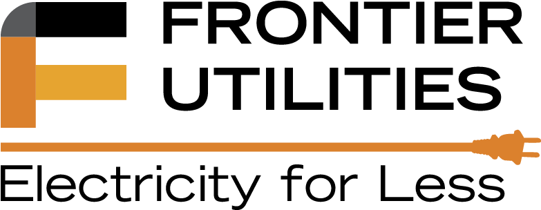 2017 Frontier Utilities Logo Stacked Electricity For - Frontier Utilities (896x440), Png Download