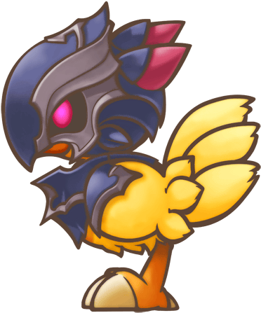 Chocobo's Initial Form - Final Fantasy Chocobo (500x550), Png Download