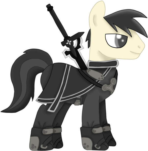 Kirito My Little Pony (894x894), Png Download