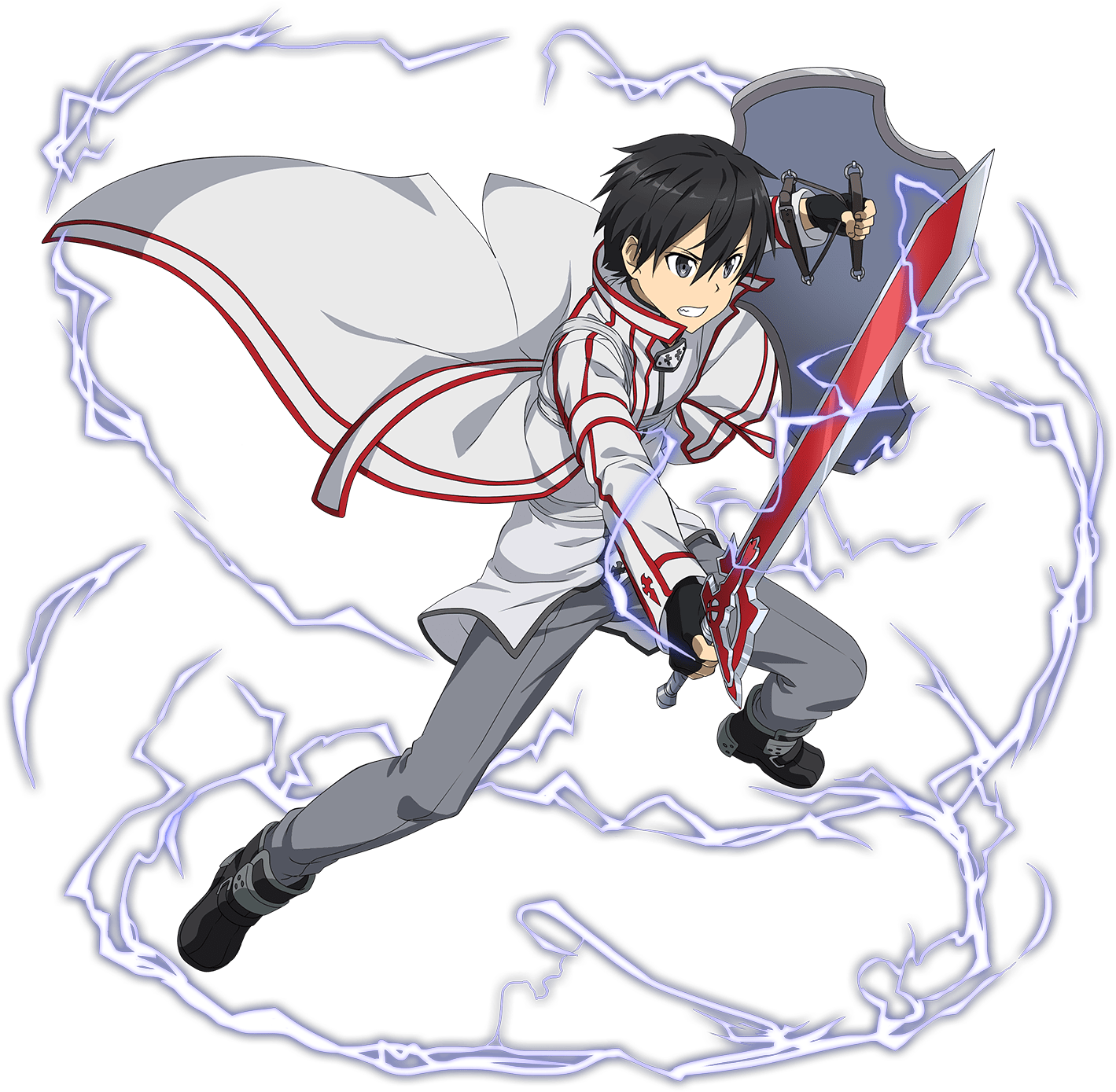 Swordsman Drawing Sword Art Online Kirito - Sao Md Kob Kirito (1500x1500), Png Download