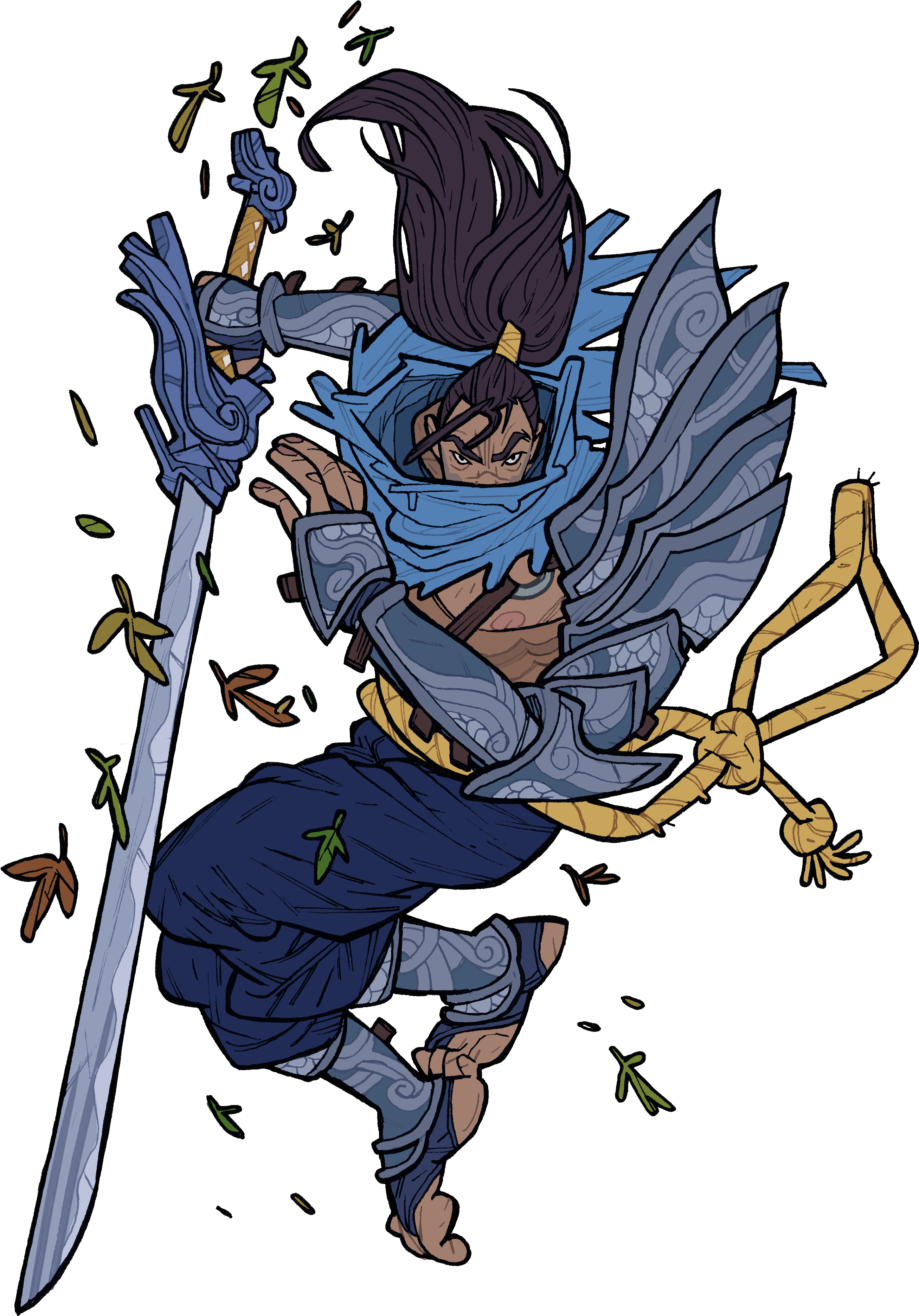 Fan Art & Cosplayyasuo (2999x3741), Png Download