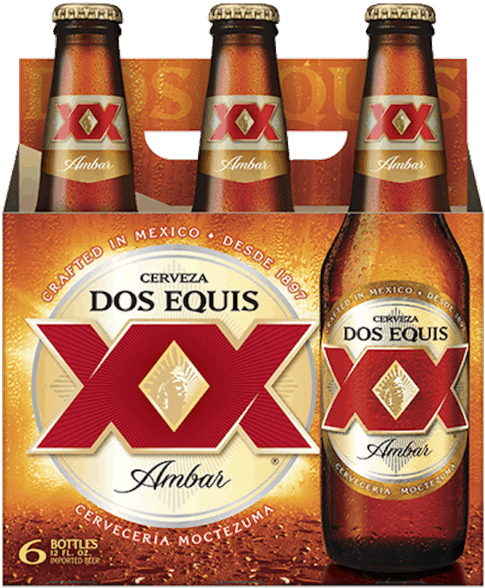 00 For Dos Equis® Ambar - Dos X Beer (498x600), Png Download