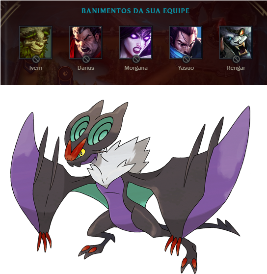 Rengar Drawing Yasuo Image - Pokemon X And Y Dragon Types (543x574), Png Download