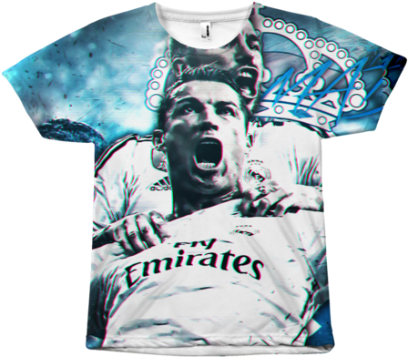 Chris Ronaldo Cr7 Sergio Ramos Real Madrid Spanish - Football (480x480), Png Download