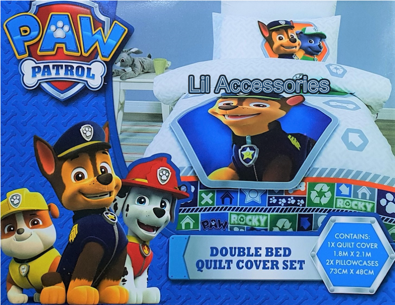 Paw Patrol Quilt Cover Set (800x800), Png Download