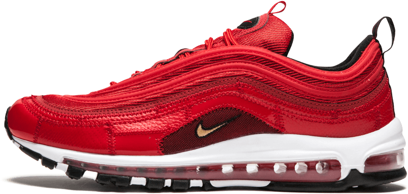 Air Max 97 Metallic Gold (1000x600), Png Download
