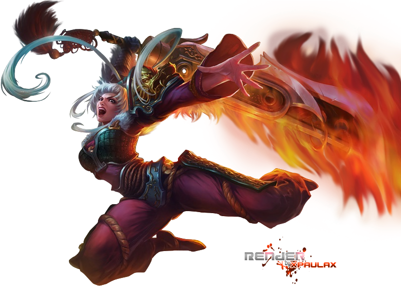 League Of Legends Riven Png (846x613), Png Download