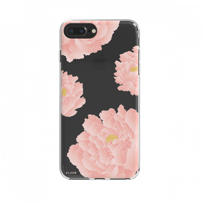 Iphone 8/7/6s Plus Flavr Pink Peonies Iplate Case (700x700), Png Download
