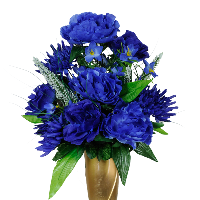 Dark Blue Rose & Peony Mix - Flower (800x800), Png Download