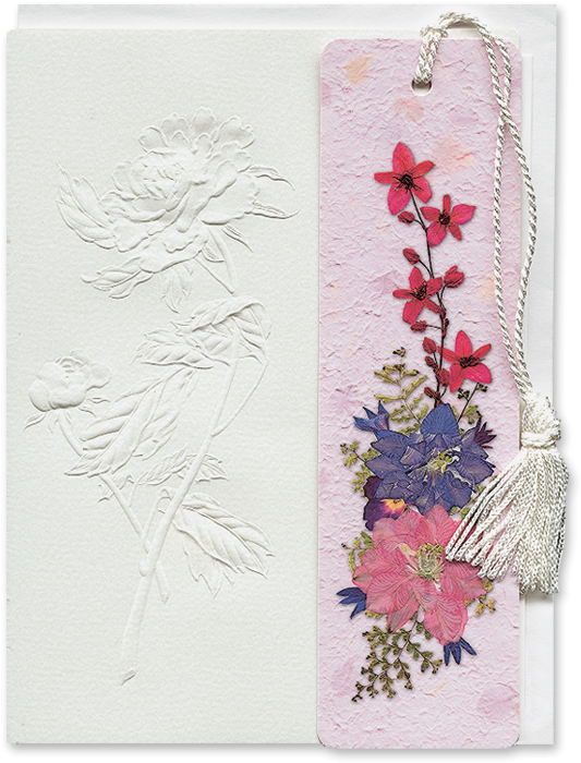 Peony Bookmark Gift Card Image - Craft (800x800), Png Download