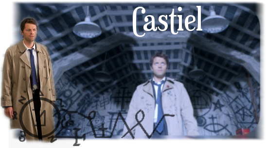 Supernatural Makeup - Castiel - " - Castiel Supernatural (552x313), Png Download