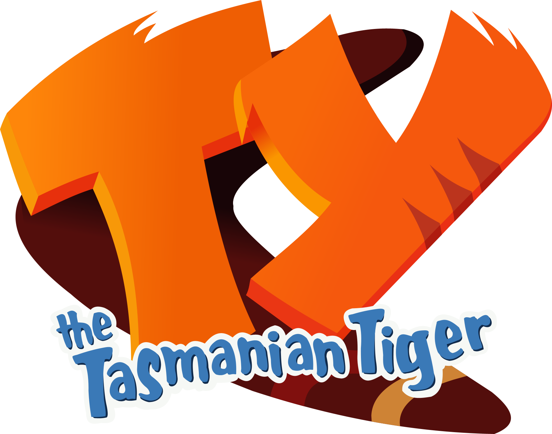 Ty The Tasmanian Tiger - Ty The Tasmanian Tiger Logo (900x707), Png Download