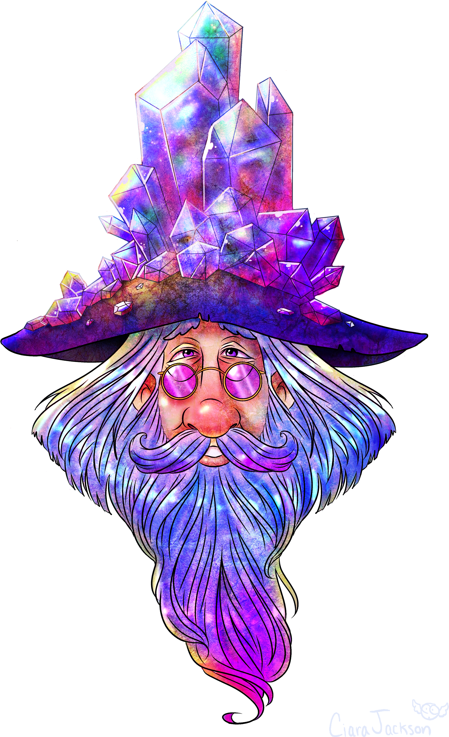 Crystal Wizard - Newgrounds (1568x2524), Png Download