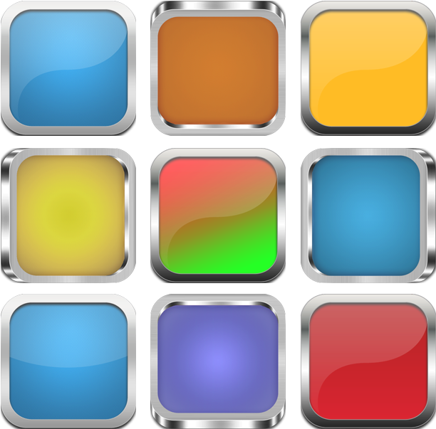 Click Here To Download Social Media Icon Framed Backgrounds - Orange (700x700), Png Download