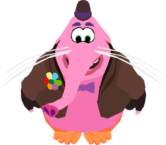 Bing Bong In Game - Club Penguin Bing Bong (547x479), Png Download