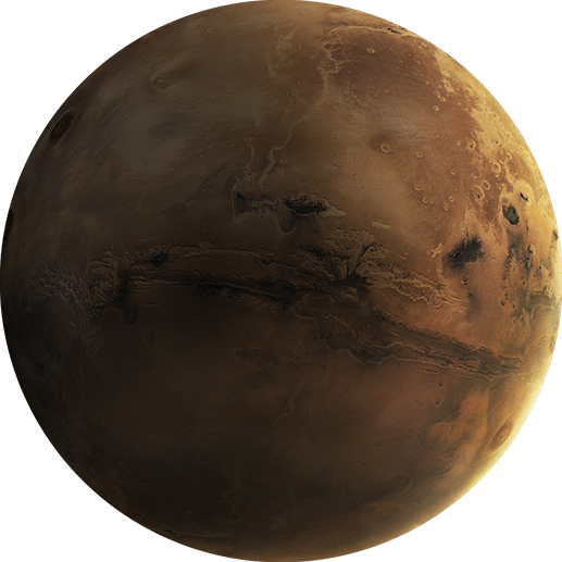 Planet-mars - Planet Mars (517x517), Png Download