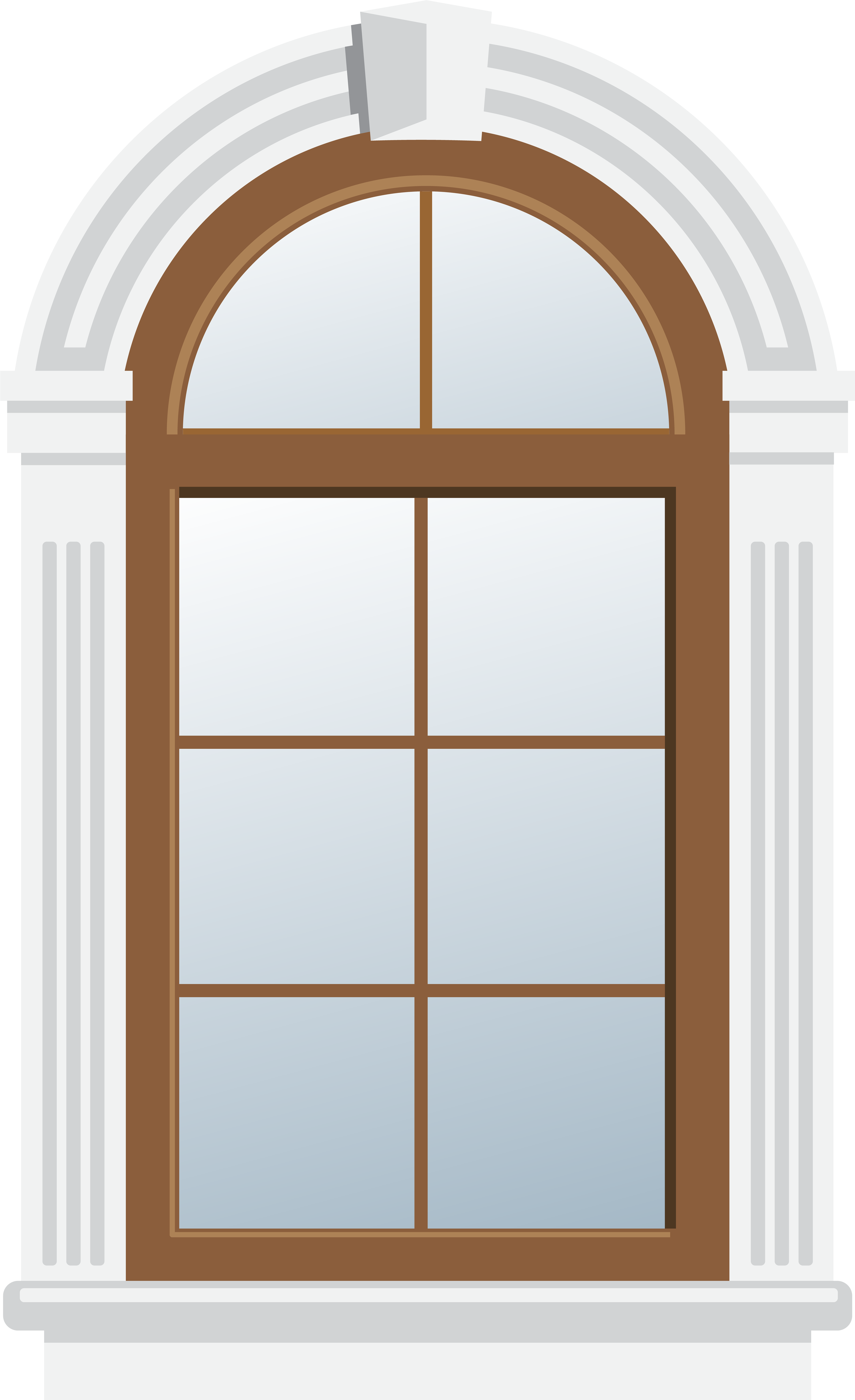 Arch Window Png Clip Art - Arch Window Png (4883x8000), Png Download