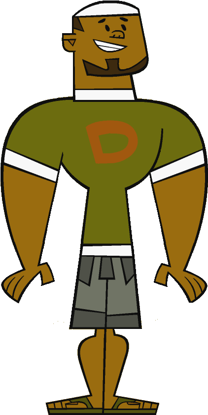 Dj-1 - Total Drama World Tour Dj (538x853), Png Download