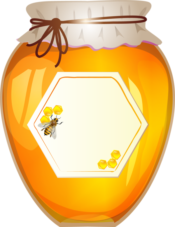 Jar Clip Art Kitchen Pinterest - Clip Art Honey Jar (600x775), Png Download