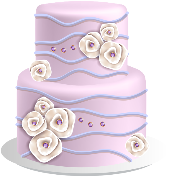 Svg Freeuse Elegant Cake Png Clip Art Image - Elegant Cake Clip Art (573x600), Png Download