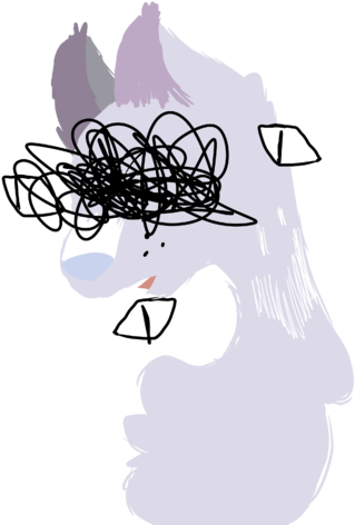 Scribble Scribble - Illustration (376x479), Png Download