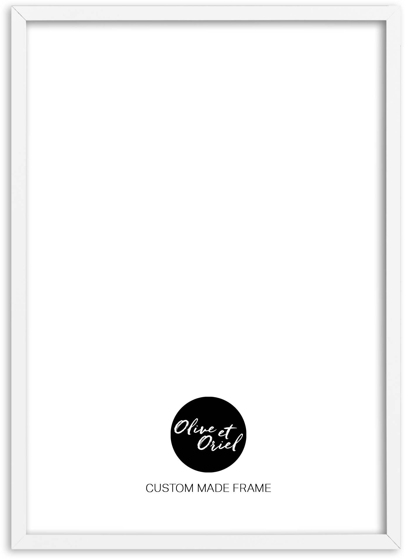 White Picture Frame Png - Circle (1874x2336), Png Download