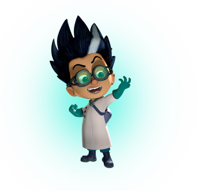 Romeo Png - Personajes De Heroes En Pijamas (403x384), Png Download
