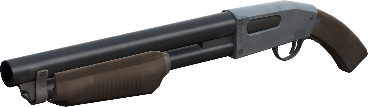 Shotgun Icon Png - Tf2 Stock Shotgun (1261x367), Png Download