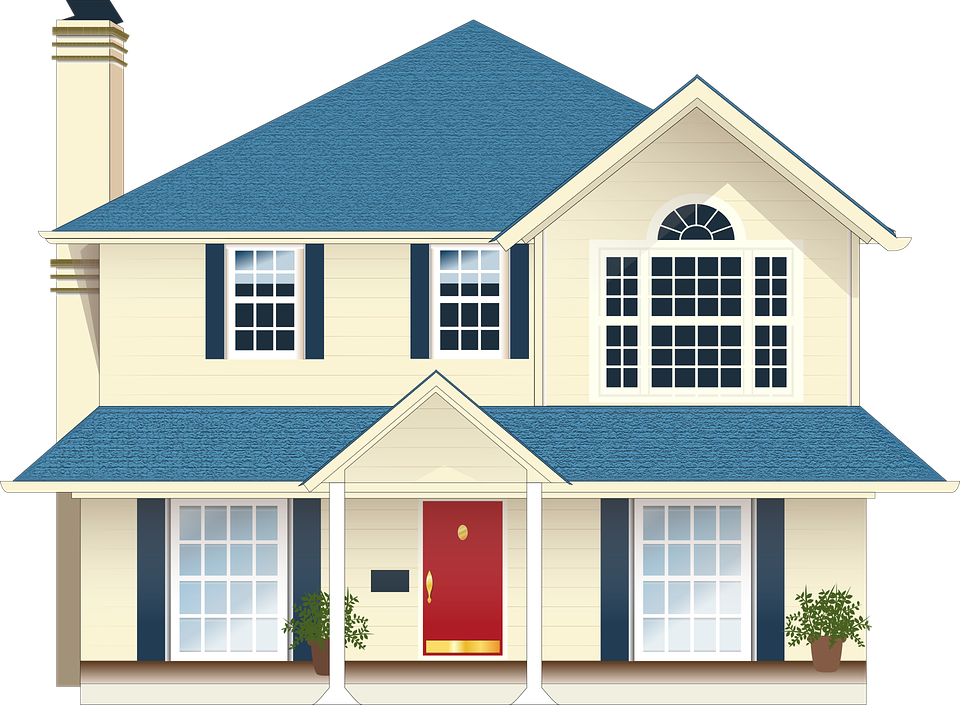 House Png - Transparent Background House Clipart (960x705), Png Download