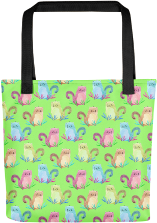 Watercolor Cats - Circus Series: Elephant Handstand Tote Bag (480x480), Png Download