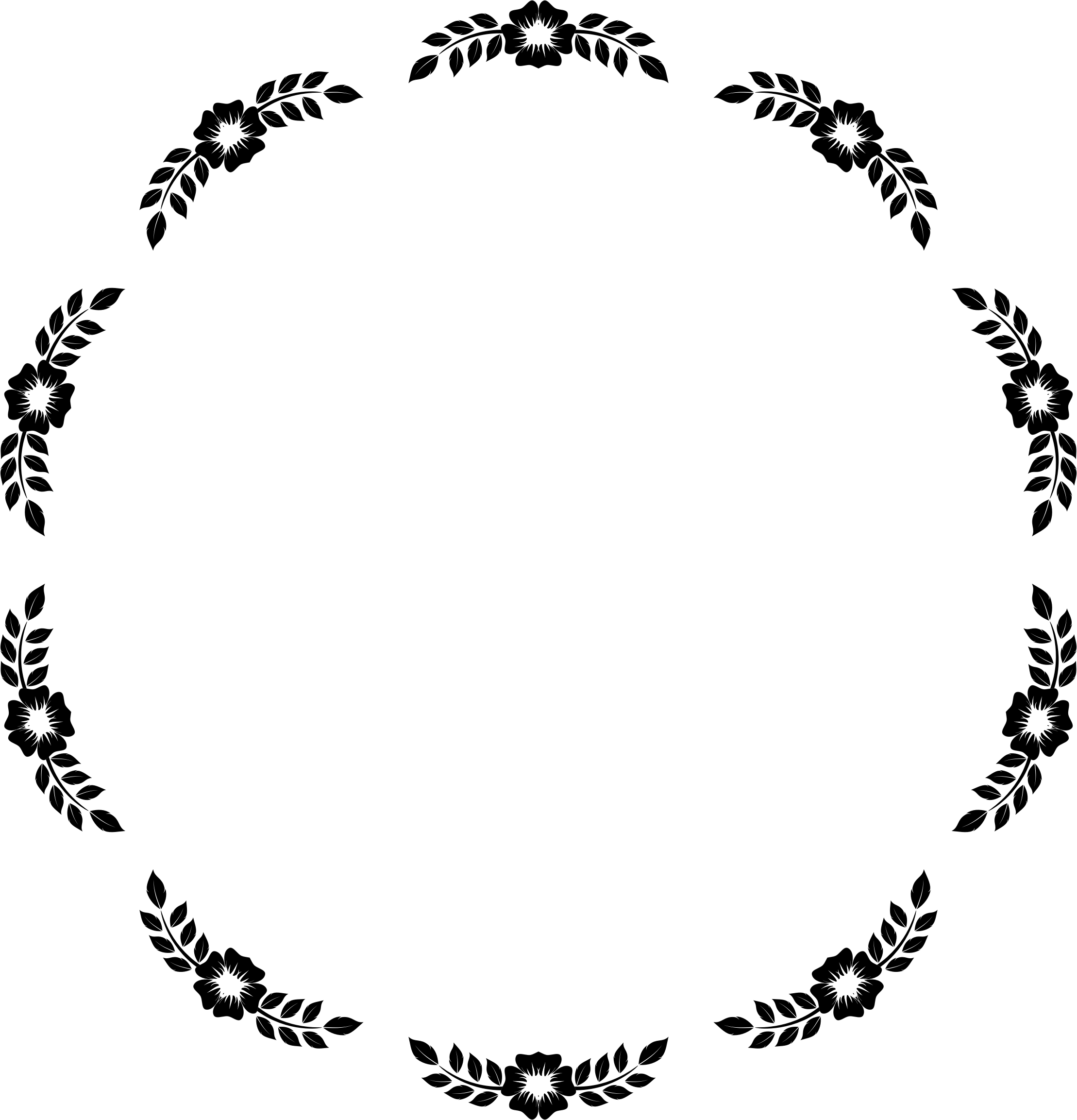 Flower Frame Extrapolated 21 Icons Png Free Png And (2218x2306), Png Download