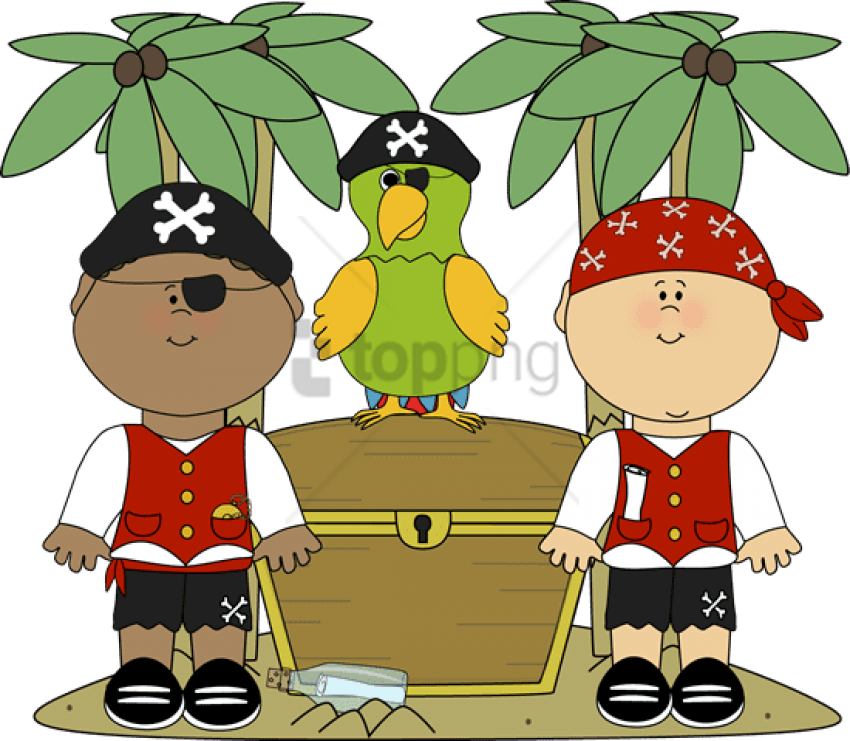Image Royalty Free Clip Art Images Pirates With Parrot - Cute Pirate Clip Art (550x479), Png Download