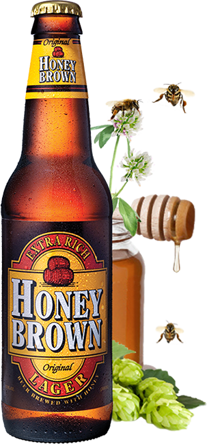 Honey Brown Bottle - Dundee Brewing Co. Original Honey Brown Lager - 12 (303x648), Png Download