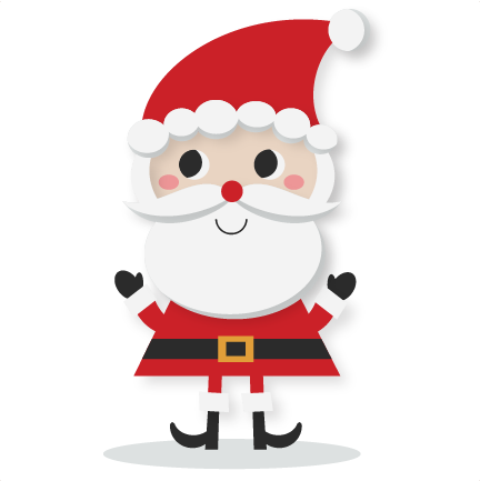 Gallery Free Clipart Picture Christmas Cute Santa Claus - Cute Santa Clipart (432x433), Png Download