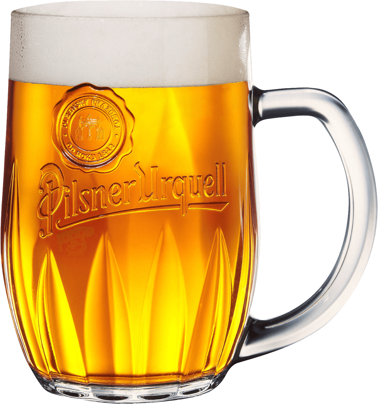 Transparent Beer Background - Pilsner Urquell Beer (870x919), Png Download