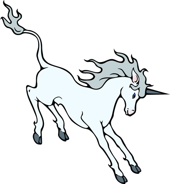 Unicorn Clipart Realistic - Clip Art (554x600), Png Download