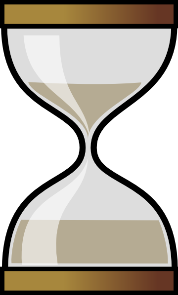 Free Animated Gifs Hour Glass - Relogio De Areia Desenho (360x598), Png Download