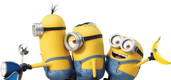 Minions Banana Png Image Royalty Free Download - Roommates Minions The Movie Peel And Stick Giant Wall (690x272), Png Download