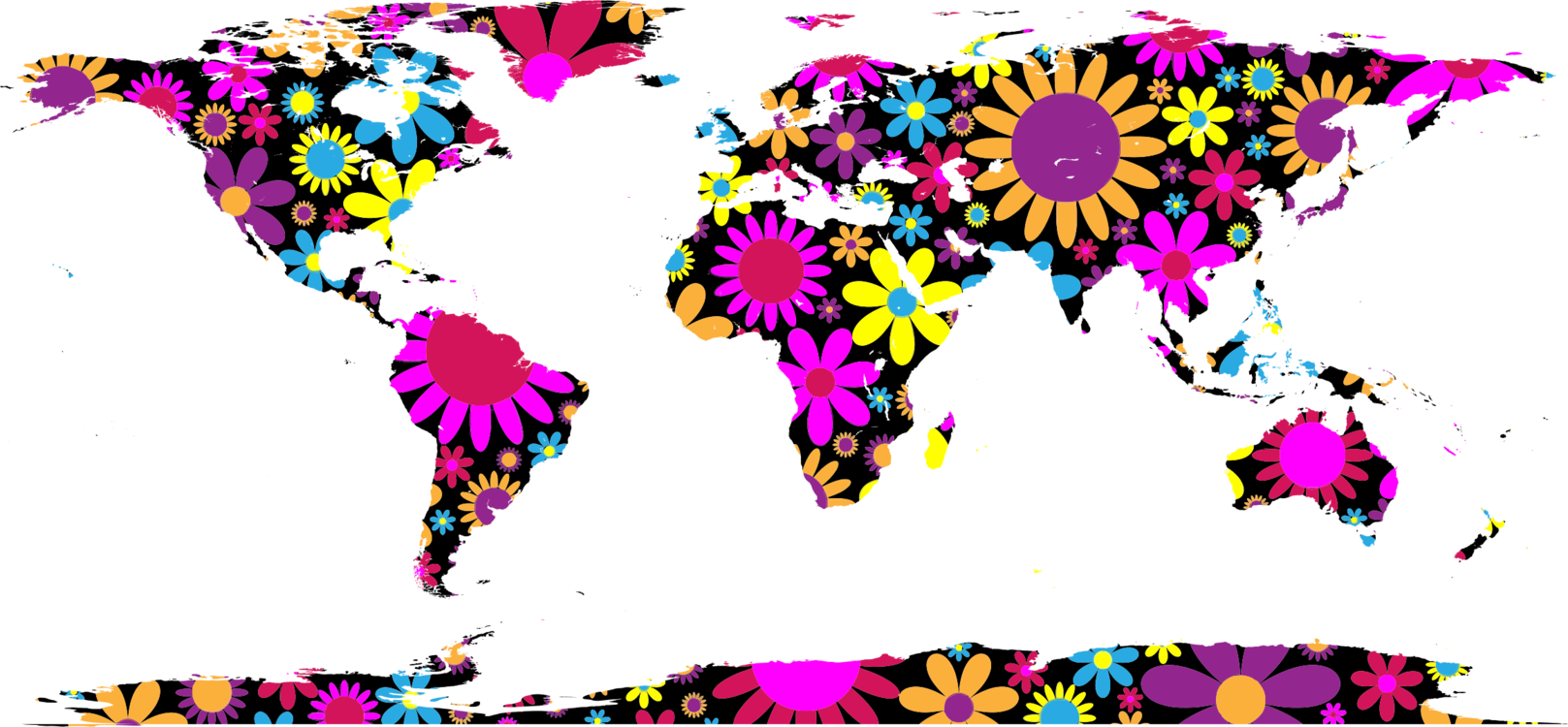World Map Scale Vector Map - Pacific White Sided Dolphin Range (1617x750), Png Download