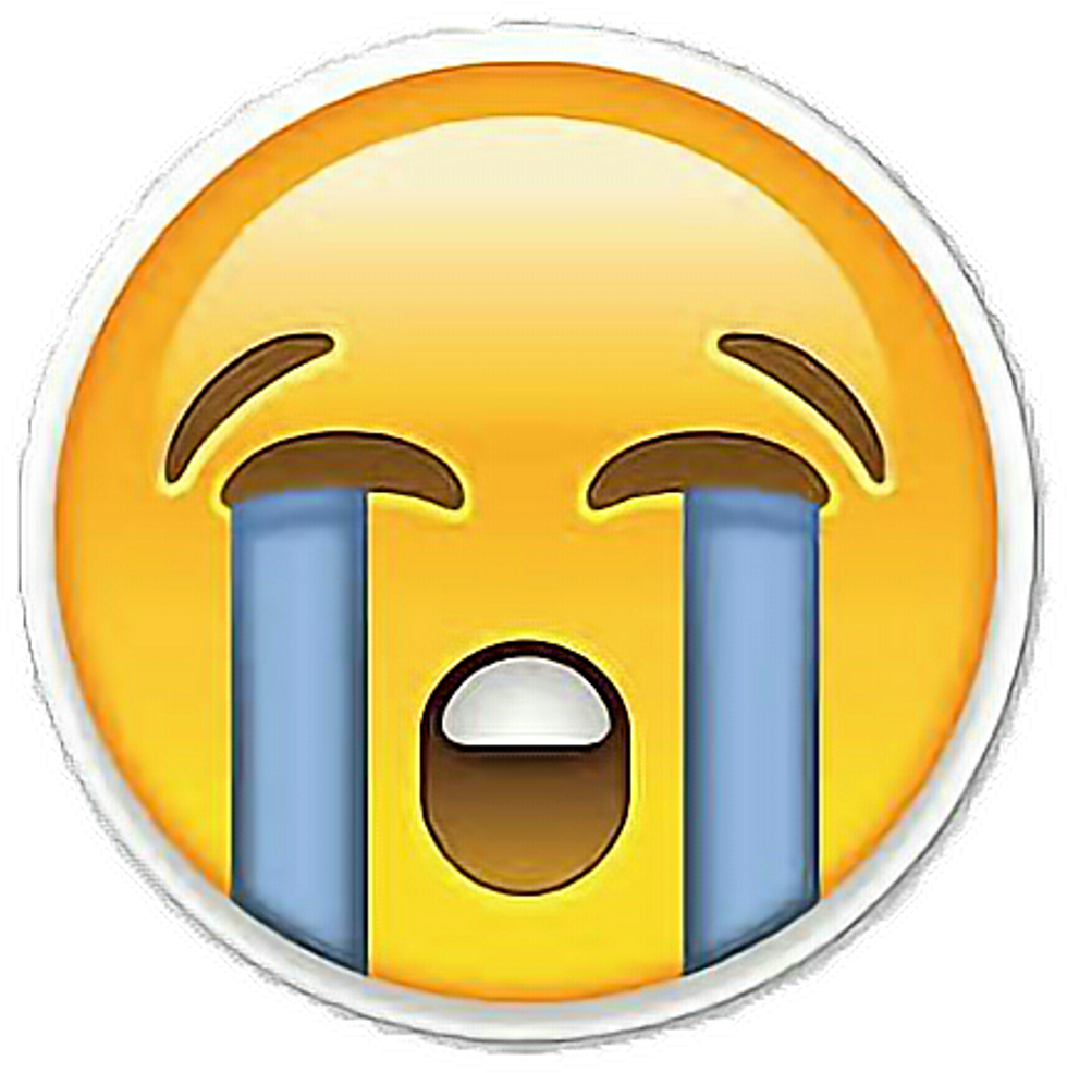 Loudly Crying Face Emoticon Emoji Pillow Case Cover (1024x1024), Png Download