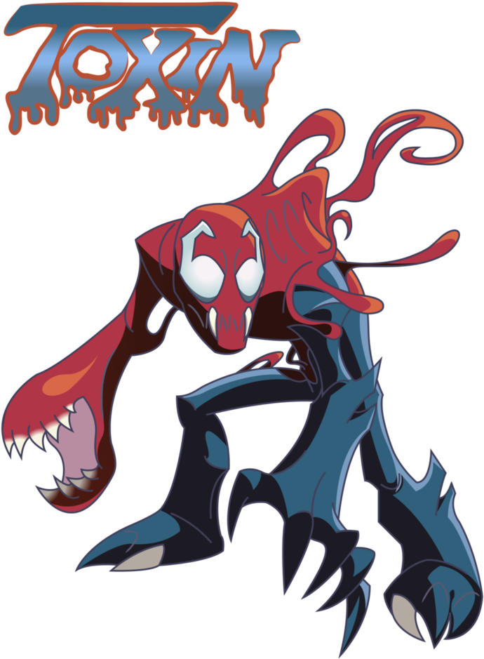 Toxin Symbiote By Riderb0y Carnage Symbiote, Venom, - Toxin Symbiote Fanart (752x1063), Png Download