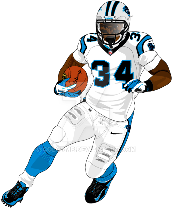 How To Draw Football Players In The Nfl Football Players - Drawings Of Football Players (600x800), Png Download