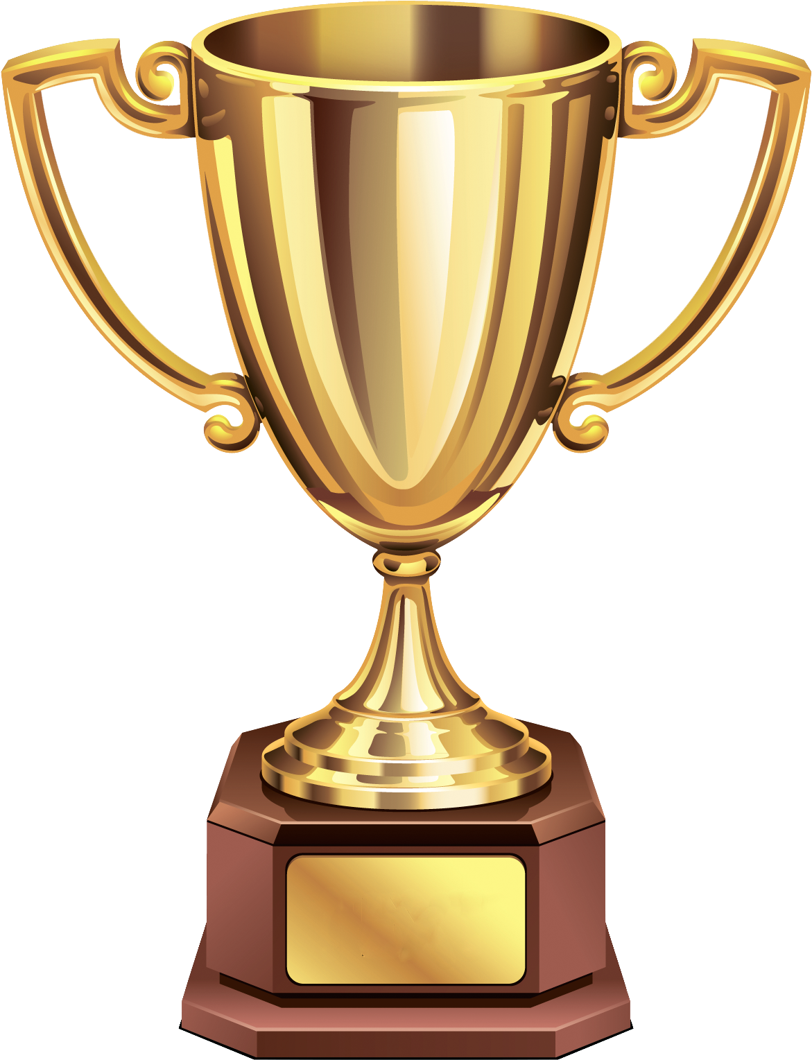 Transparent Gold Cup Trophy Png Picture Clipart - Transparent Background Trophy Png (464x600), Png Download