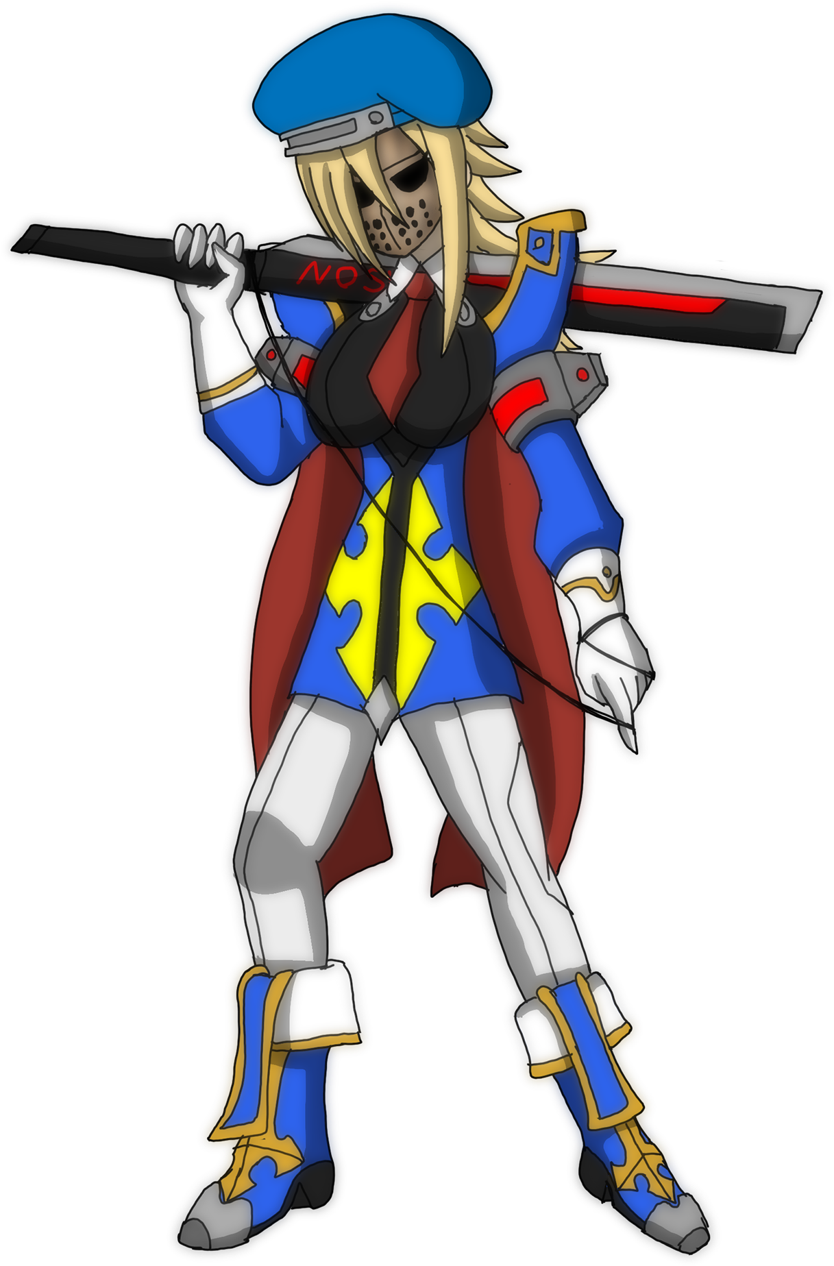 Bboc Chernobel Nol's Jason With Mask - Net Operating Loss (1282x1911), Png Download