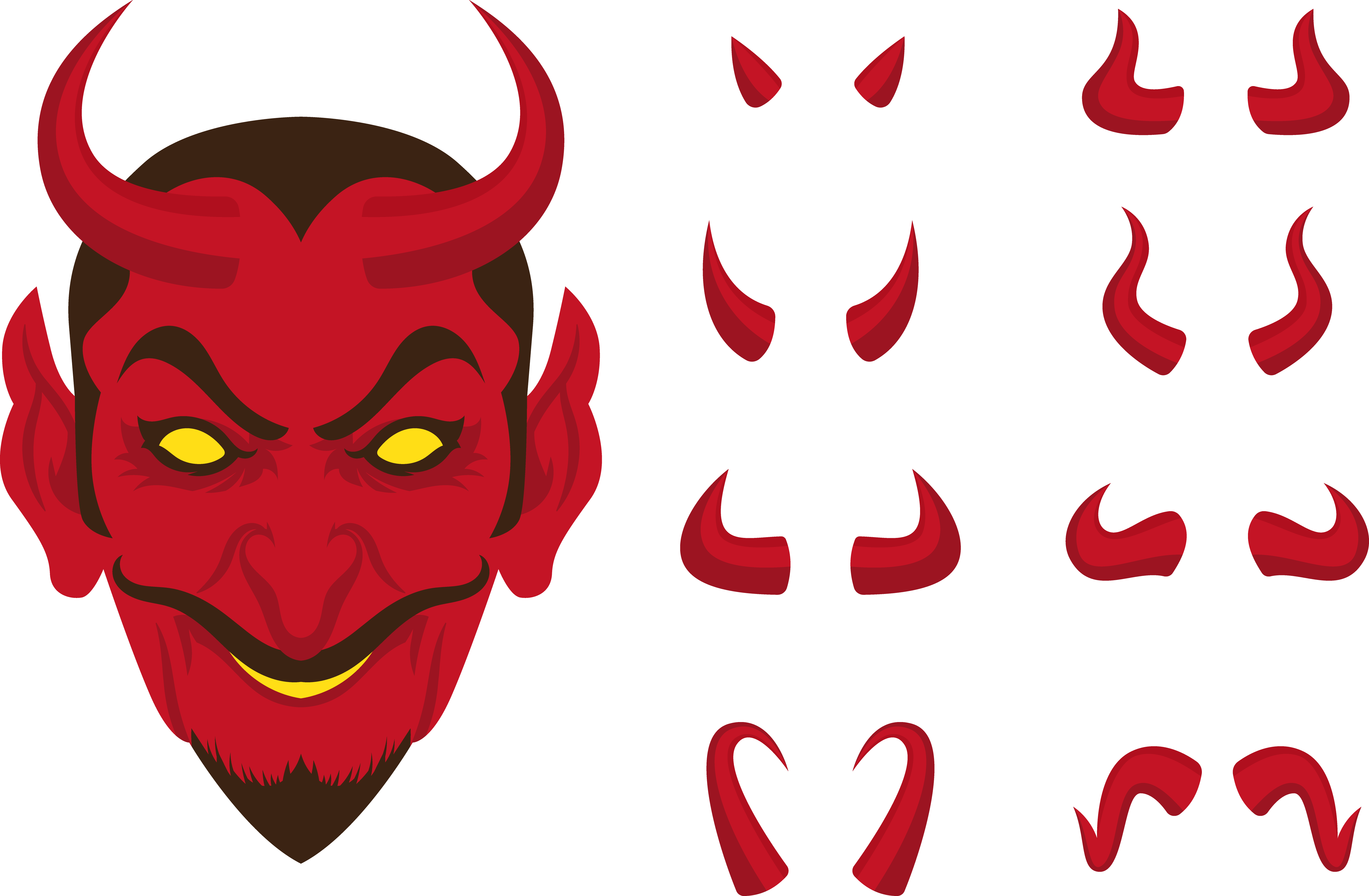 Image Library Library Devil Horn Clipart - Chifre Diabo Png (5373x3518), Png Download