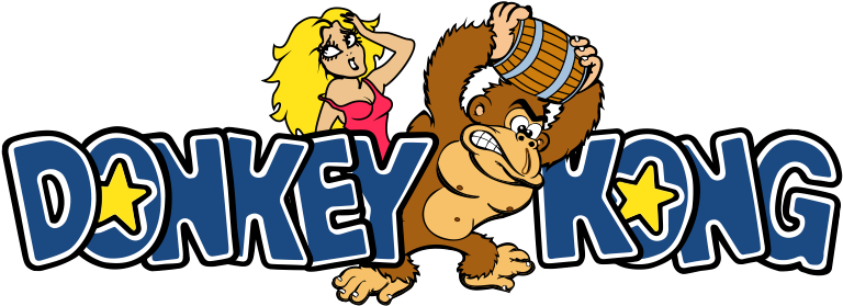 Donkey Kong Logo - Donkey Kong Logo Png (777x280), Png Download