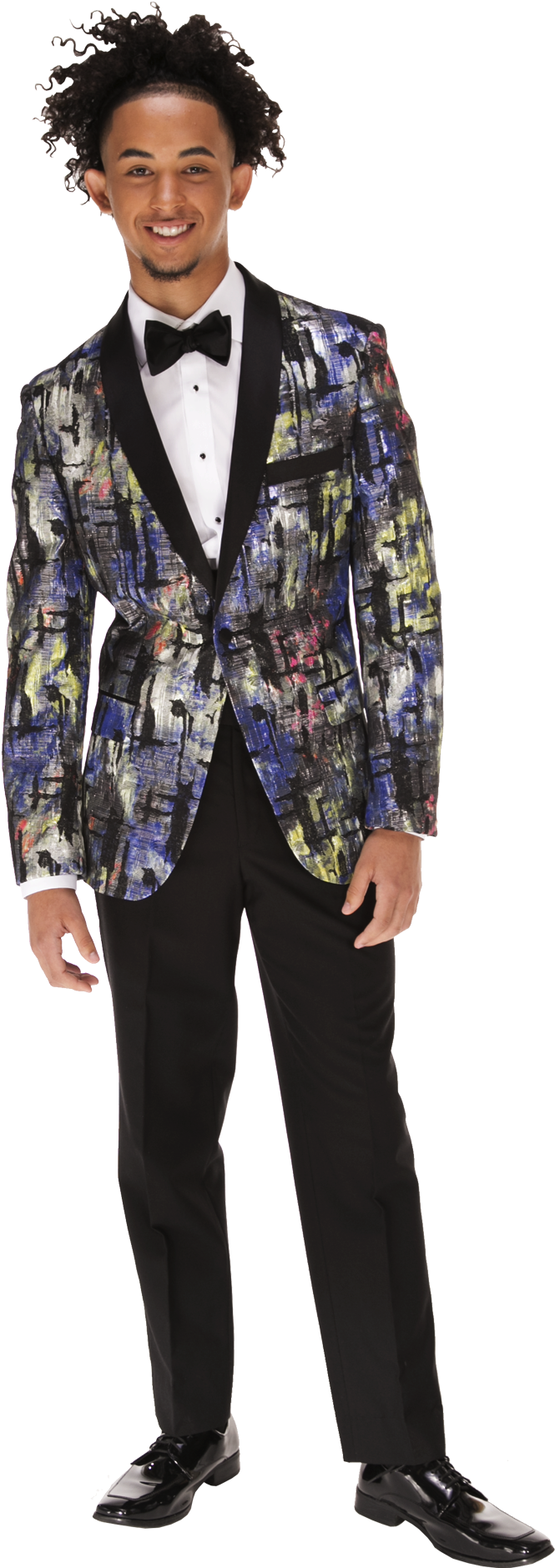 Picture Of Watercolor - Tuxedo (300x450), Png Download