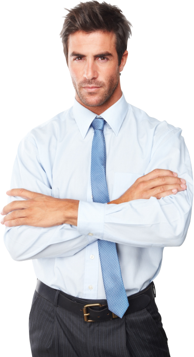 Businessman - Handsome Business Man (382x701), Png Download